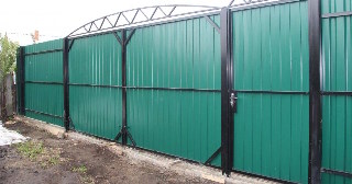 Купить ворота из профнастила Губаха, цена от 4068 руб.